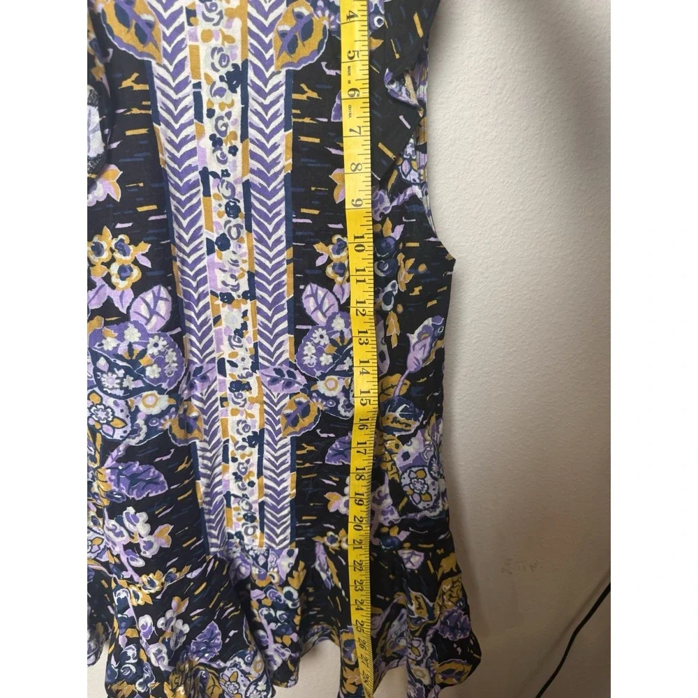 Free People Summer In Tulum Linen Blend Tunic‎ Size S NWT